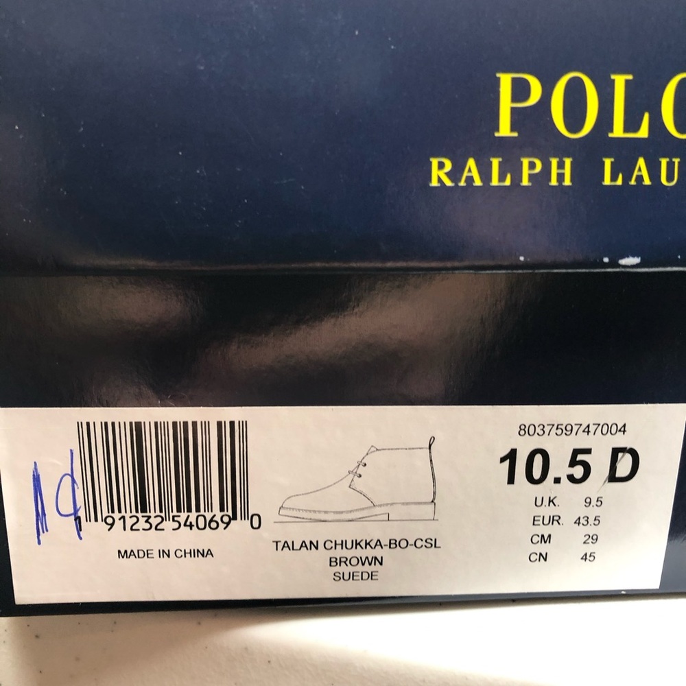 Polo Ralph Lauren Talan Chukka Brown Suede Boots - Picture 10 of 10